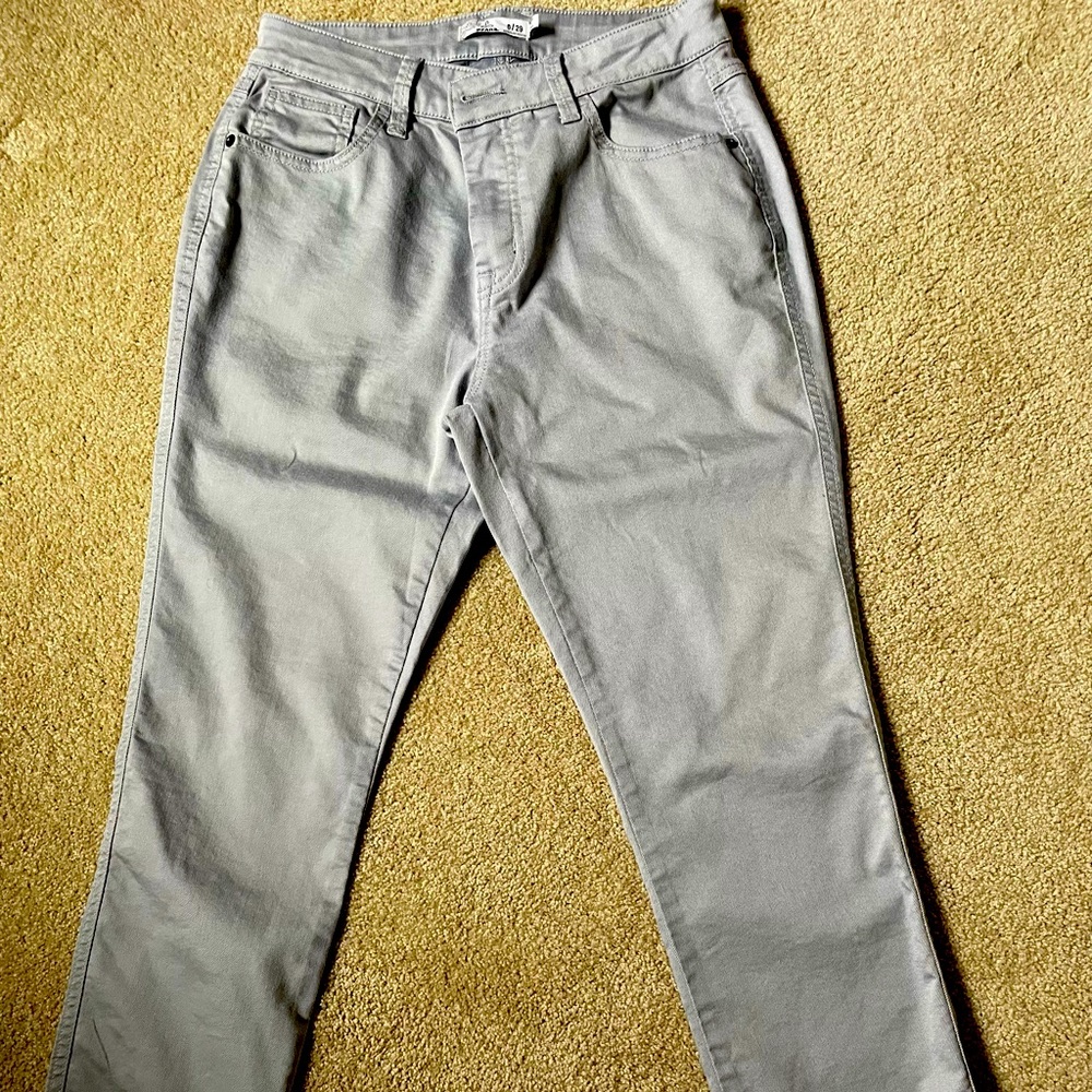 Grey cotton pants